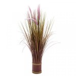 Faux Bouquet - Lilac Grass Tails, 70cm