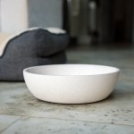 FloorGrip Natural Bamboo Bowl - Sky Stone 17 cm Dia