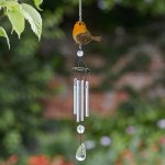 Smart Windchime Robin 34cm