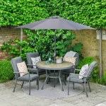 Additional picture of Monza 4 Seater Set + FREE Parasol Base