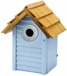 Beach Hut Nesting Box Blue