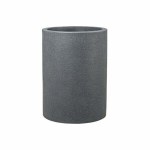Beton Tall Cylinder 40cm Black