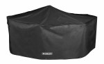 Bosmere Storm Black Cover 4 Seat Rectangle Table