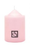 Pink Pillar Candles 8cm Diameter - 20cm