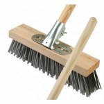 Wire Brush Broom 30cm Long Handle