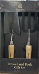 Stainless Steel Fork and Trowel Set