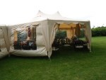 Large Party Gazebo Cream