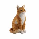 LEM Ornament Cat Sitting 35cm