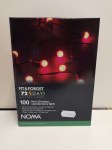 100 LED Fit & Forget Light Set - Red Berry