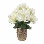 SIN 48cm CreamHydrangea Basket