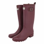 Burford Wellington Boots Aubergine - 6