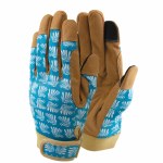 Lux-Fit women's glove Blue Medium