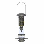 Pewter Flick N CLick Seed Feeder