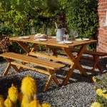 Welburn Picnic Table & Benches