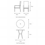 Additional picture of Turin Bistro Set