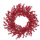 SIN 45CM RED BERRY WREATH