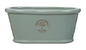 Edwardian Rounded Trough Green 33cm