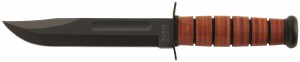 Knf - Army Leather Handle w/PS