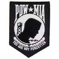 Ptch - POW*MIA (BLACK) 3 in