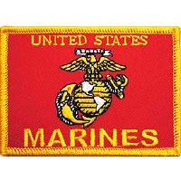 Ptch - USMC,FLAG,MARINES