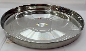 STEEL THALI ROUND BIG