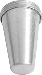 ALUMINIUM KULFI MOULD 3.5'' (SET OF 12)