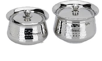 S.S Mathar Handi With Lid No.2