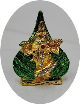 METAL LEAF GANESHJI 1.5INCH