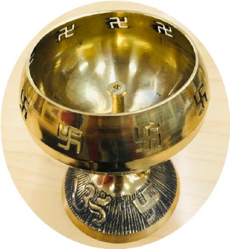 Brass Akhand Diva No.8