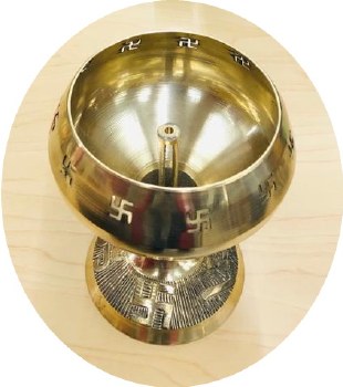 Brass Akhand Diwa 14