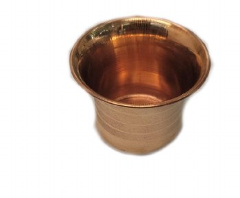 COPPER DAMRU PANCH PATRA (GLASS)