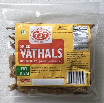 777 DRIED CHILLY 100G