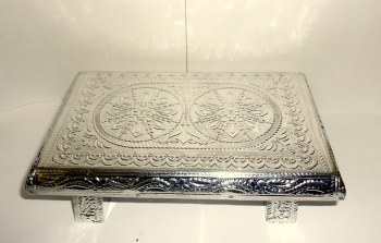 8"x5" Silver Patla