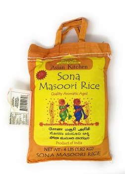 ASIAN KITCHEN Sona Masoori Rice 20lb