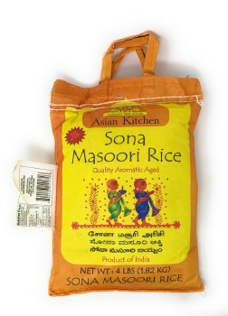 ASIAN KITCHEN SONA MASOORI RICE 4LB