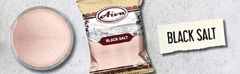 AIVA ORGANIC BLACK SALT 200GM