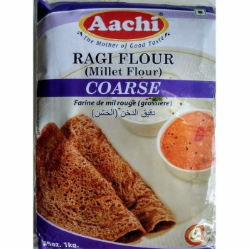 AACHI RAGI FLOUR COARSE 1KG