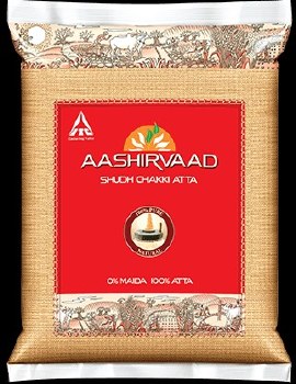 AASHIRWAD WHOLE WHEAT FLOUR - ATTA 4.4 LBS