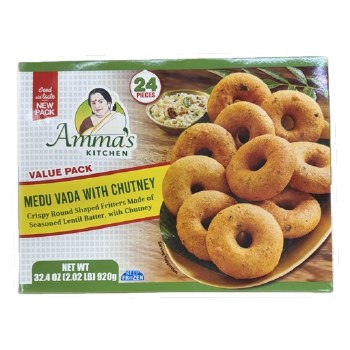 AMMA'S KITCHEN FROZEN MEDU VADA WITH CHUTNEY 920GM