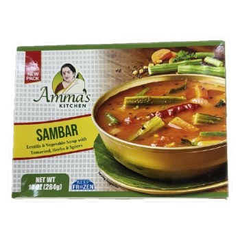 AMMA'S KITCHEN FROZEN SAMBAR 284GM
