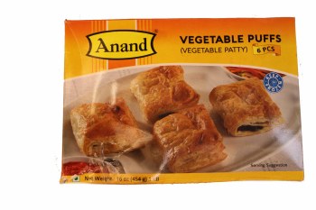 ANAND FROZEN VEGETABLE PUFFS 16OZ