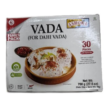 ASHOKA FROZEN BAKED VADA FOR DAHI VADA 30PC