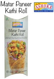 Ash Matar Paneer Kathi Roll7oz