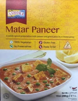 ASHOKA READY TO EAT MATAR PANEER 280GM