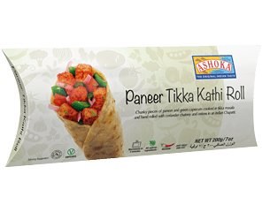 ASHOKA PANEER TIKKA KATHI ROLL 200G