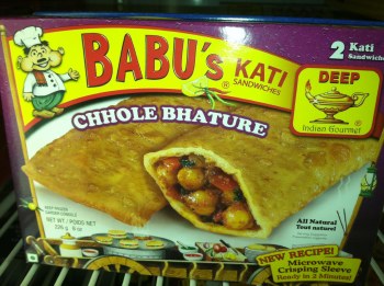BABU'S FROZEN CHOLE BHATURE 8OZ
