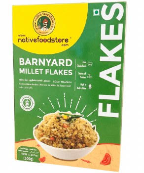 NATIVE FOOD STORE BARNYARD MILLET FLAKES 500GM