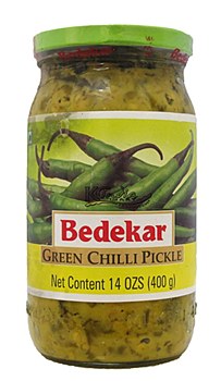 BEDEKAR GREEN CHILLI 400 GM