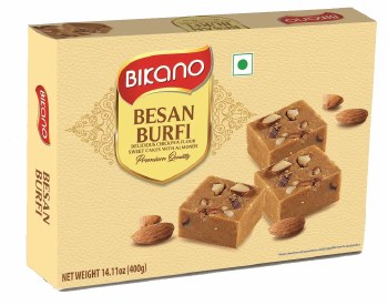 BIKANO BESAN BURFI 400GM