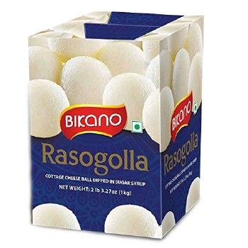 BIKANO RASOGOLLA /RASGULLA IN TIN 1KG